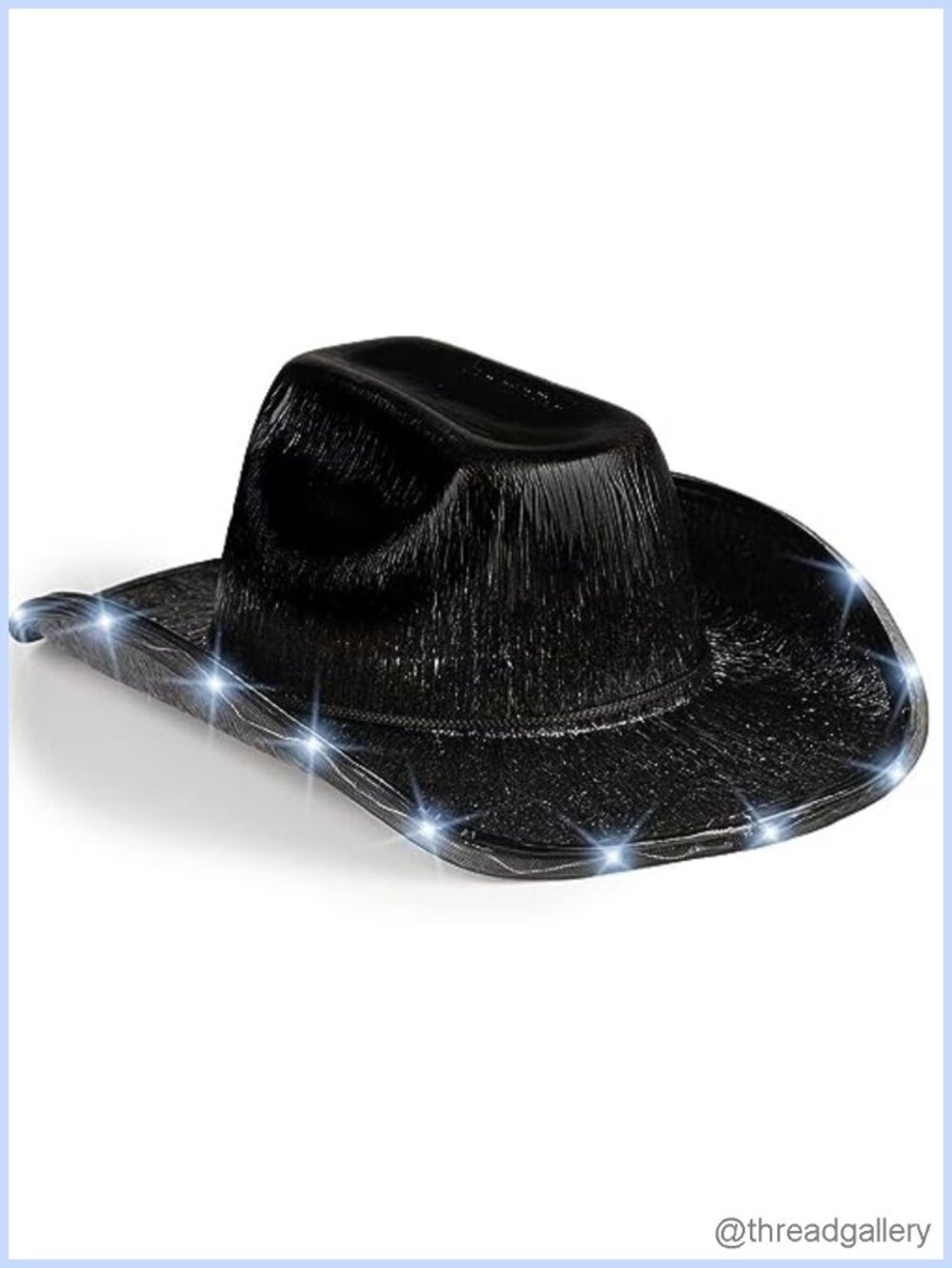 Light Up LED Cowboy Hat EVA Festival Party Costume Accessory
